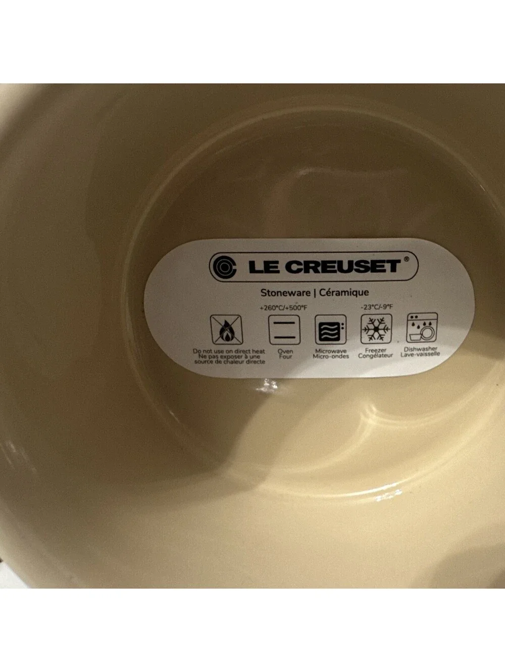 Le Creuset Marine Blue Ceramic Round Cocotte 8 oz. with Lid - New with Tags